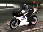 Super simulador de motocicleta policial de acrobacias 3-D